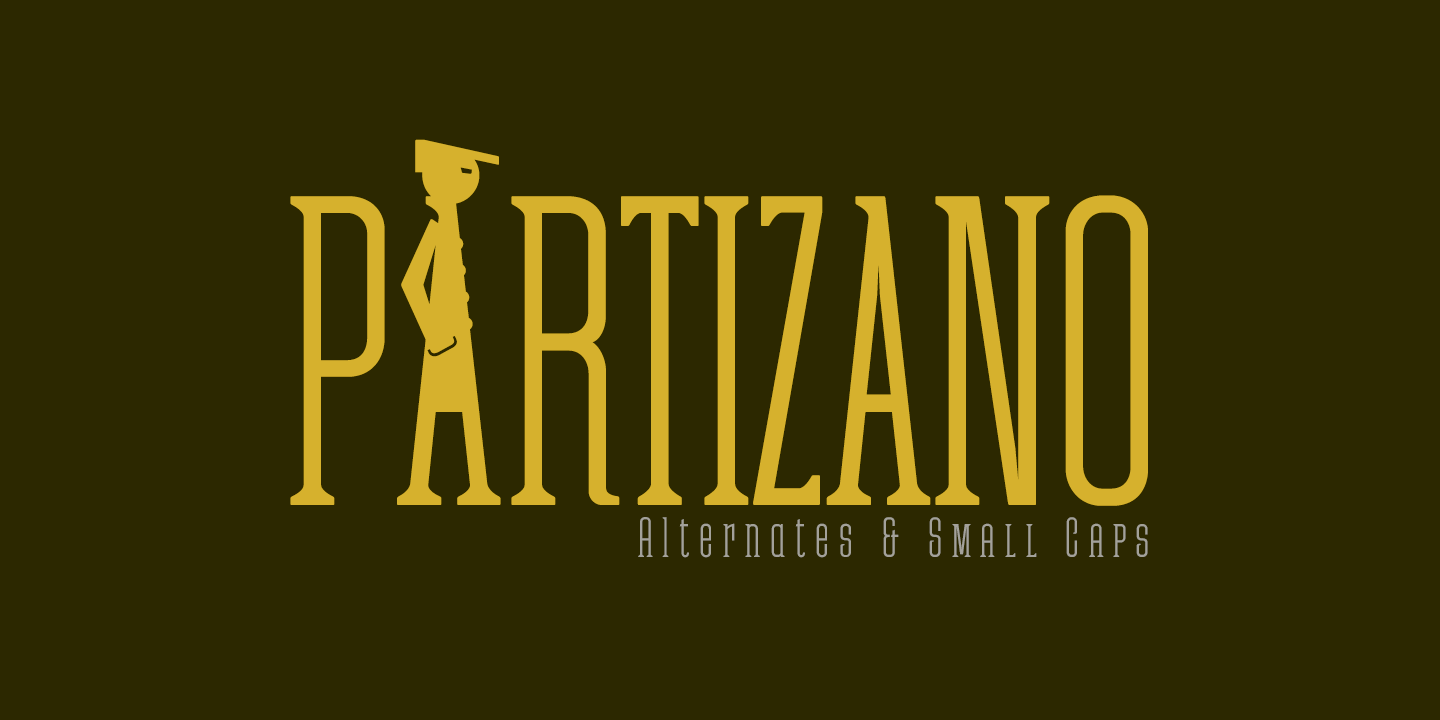 Ejemplo de fuente Partizano Serif #4